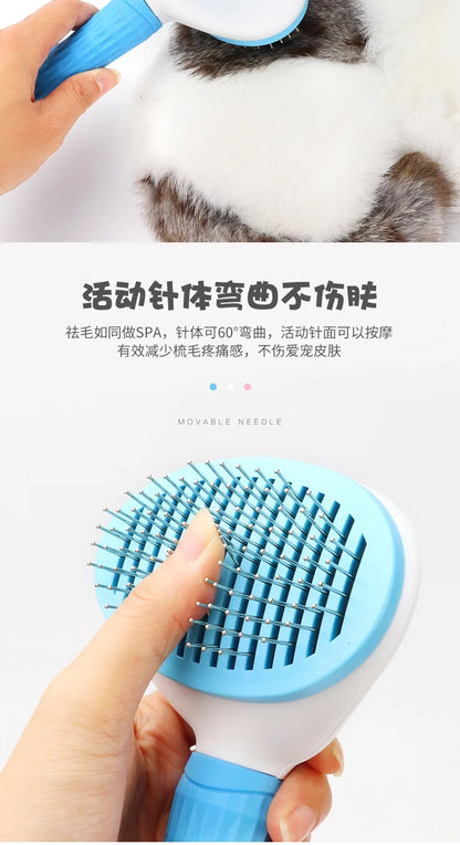 Self-Cleaning Pet Hair Brush