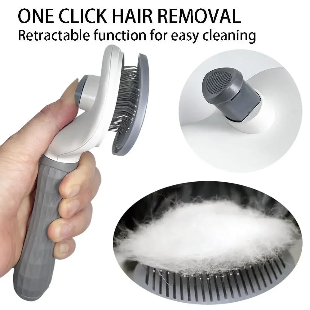 Self-Cleaning Pet Hair Brush