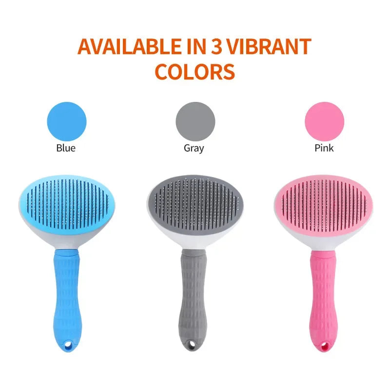Self-Cleaning Pet Hair Brush