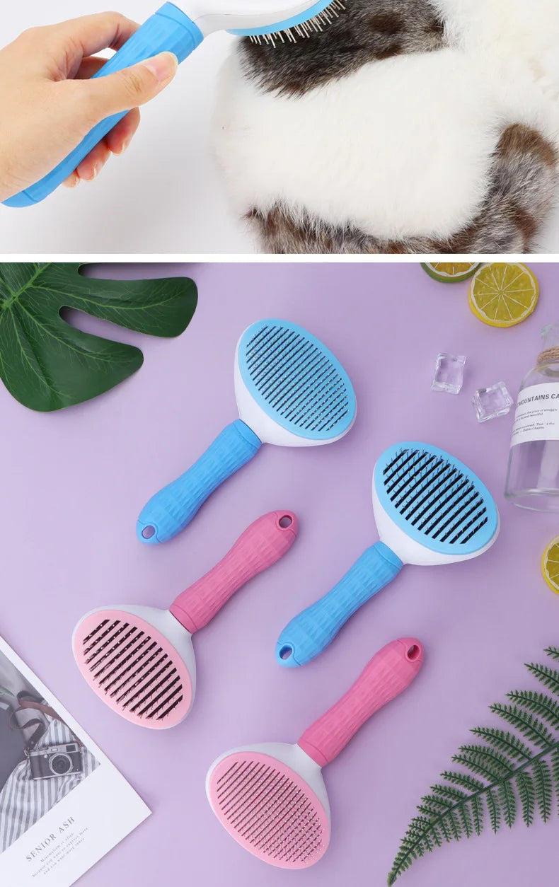 Self-Cleaning Pet Hair Brush