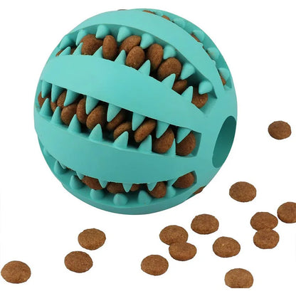 Interactive Treat Dispensing Dog Ball