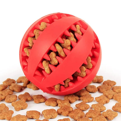 Interactive Treat Dispensing Dog Ball