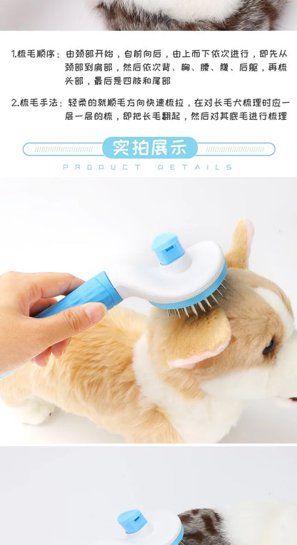 Self-Cleaning Pet Hair Brush
