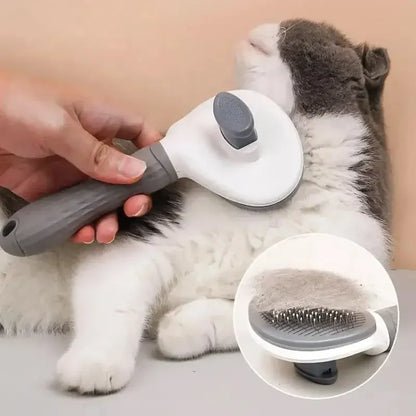 Self-Cleaning Pet Hair Brush