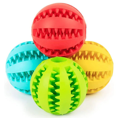 Interactive Treat Dispensing Dog Ball