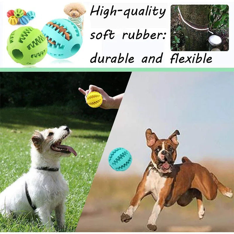 Interactive Treat Dispensing Dog Ball
