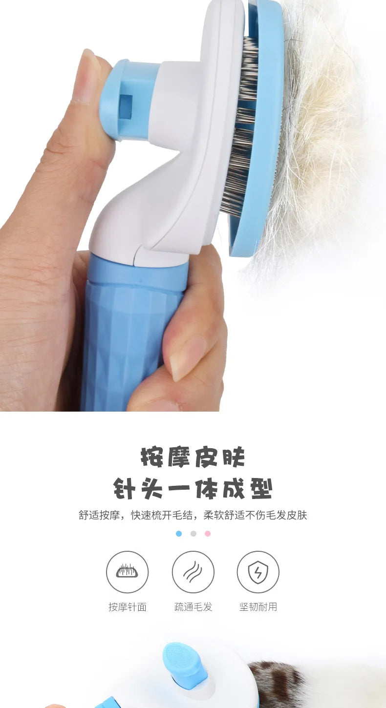 Self-Cleaning Pet Hair Brush