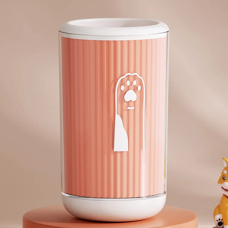 Portable Pet Paw Cleaner Cup Soft Silicone Bristles Dog Cat Feet Washer No Wipe Paw Cleaning Tool for Small Medium Pets 1PC